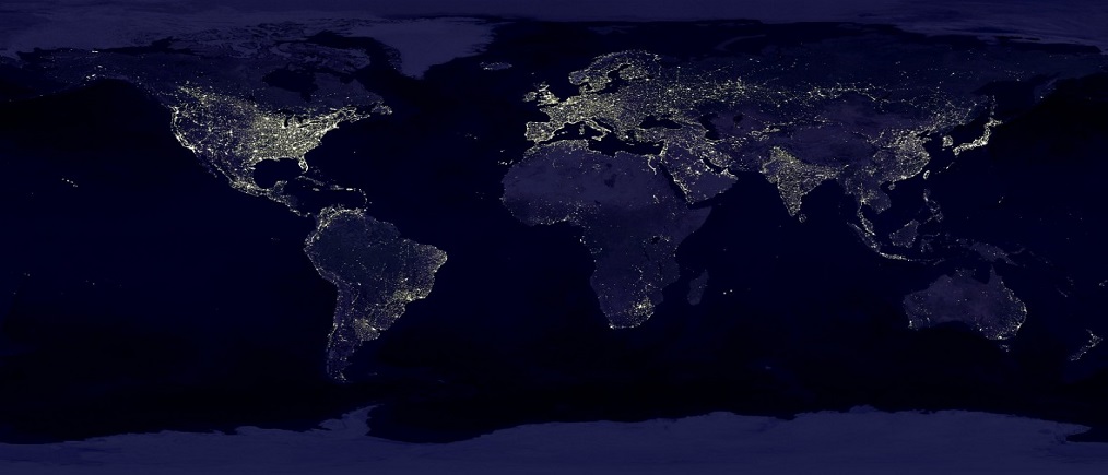 Carte du monde Zircone-Tech